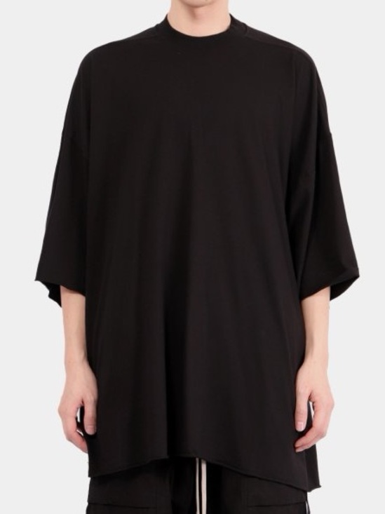 Alexander Wang Other - IMMENSE.TW Black T Shirt High End Avant Garde Fashion Raw Sleeve & Hem Cotton